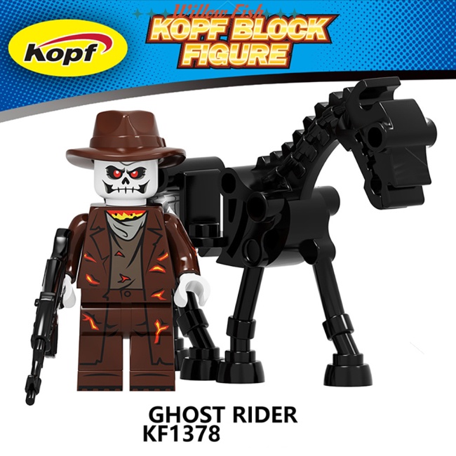 Mô Hình Lego Xe Mô Tô Ma Rider Độc Đáo