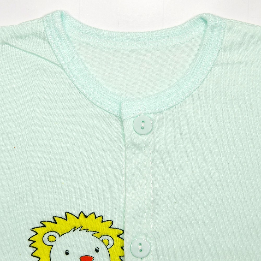 áo cộc tay màu cho bé sơ sinh từ 2-6kg (Cotton 100%, mềm mịn, thoáng mát, an toàn cho bé)