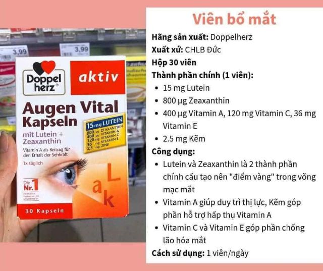 Viên bổ mắt Augen Extra Đức | BigBuy360 - bigbuy360.vn