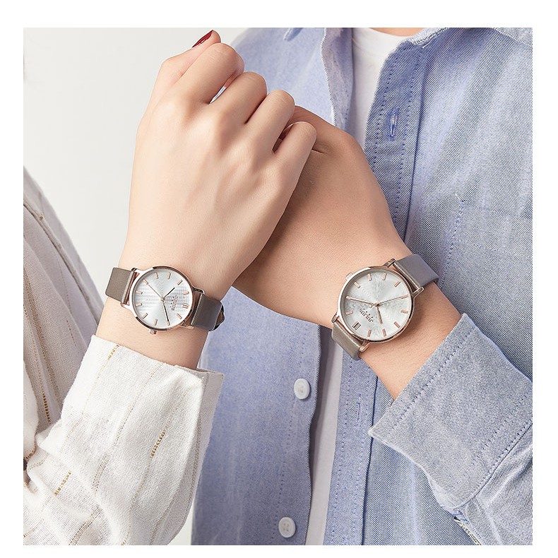 Đồng hồ nữ Julius JA1200 dây da | Julius Official