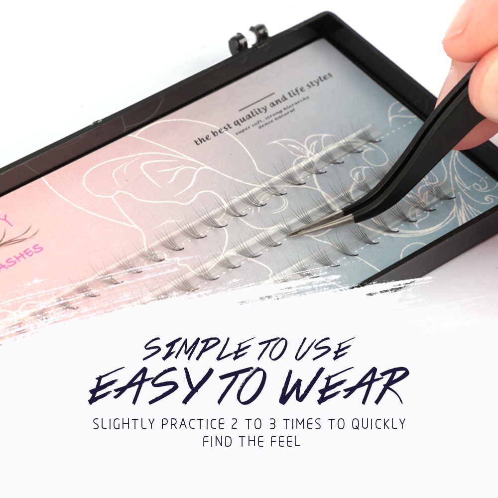 Nhíp Gắp Mi Giả Đầu Nhỏ MAANGE Bằng Thép Không Gỉ NDT