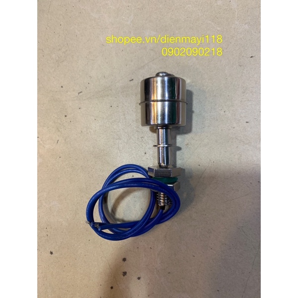EM118 - Công tắc phao inox 220V M10 - ren 1/8 - phao chống cạn tủ cơm,thiết bị bếp inox công nghiệp
