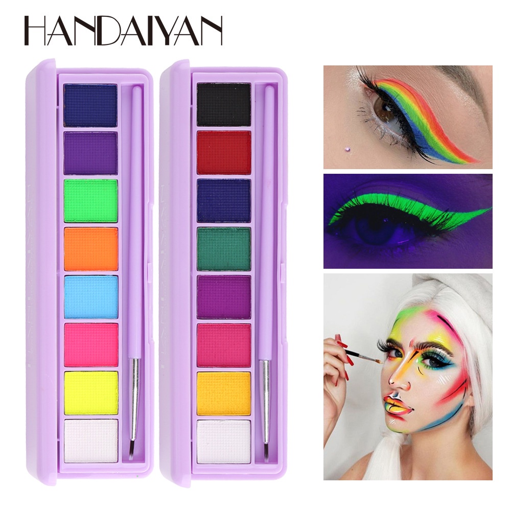 Bộ màu sơn dầu trang điểm cơ thể hóa trang Halloween 8 màu | BigBuy360 - bigbuy360.vn