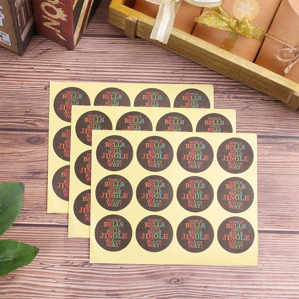 LAYOR1 Set 120 Nhãn Dán Bằng Giấy Hình Ông Già Noel
