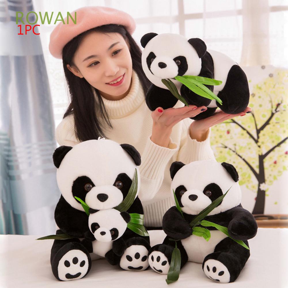 Thú nhồi bông hình gấu trúc ngồi đáng yêu 9/10/12/16cm