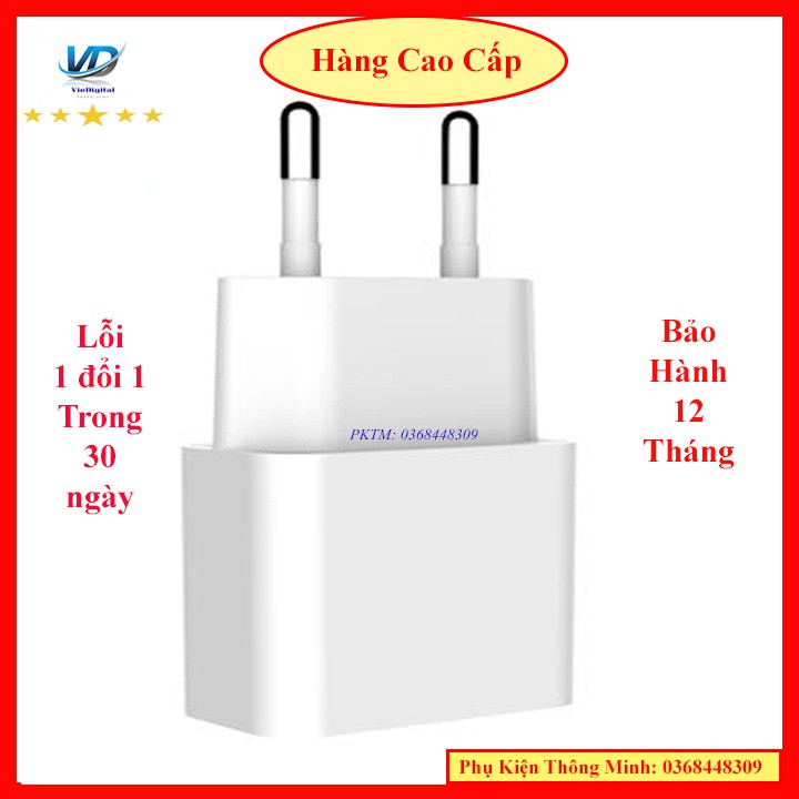 Bộ Sạc Nhanh Iphone PD 18W - 20W USB-C To Lightning - Bảo Hành 12 Tháng, Lỗi 1 Đổi 1 Trong 30 Ngày.