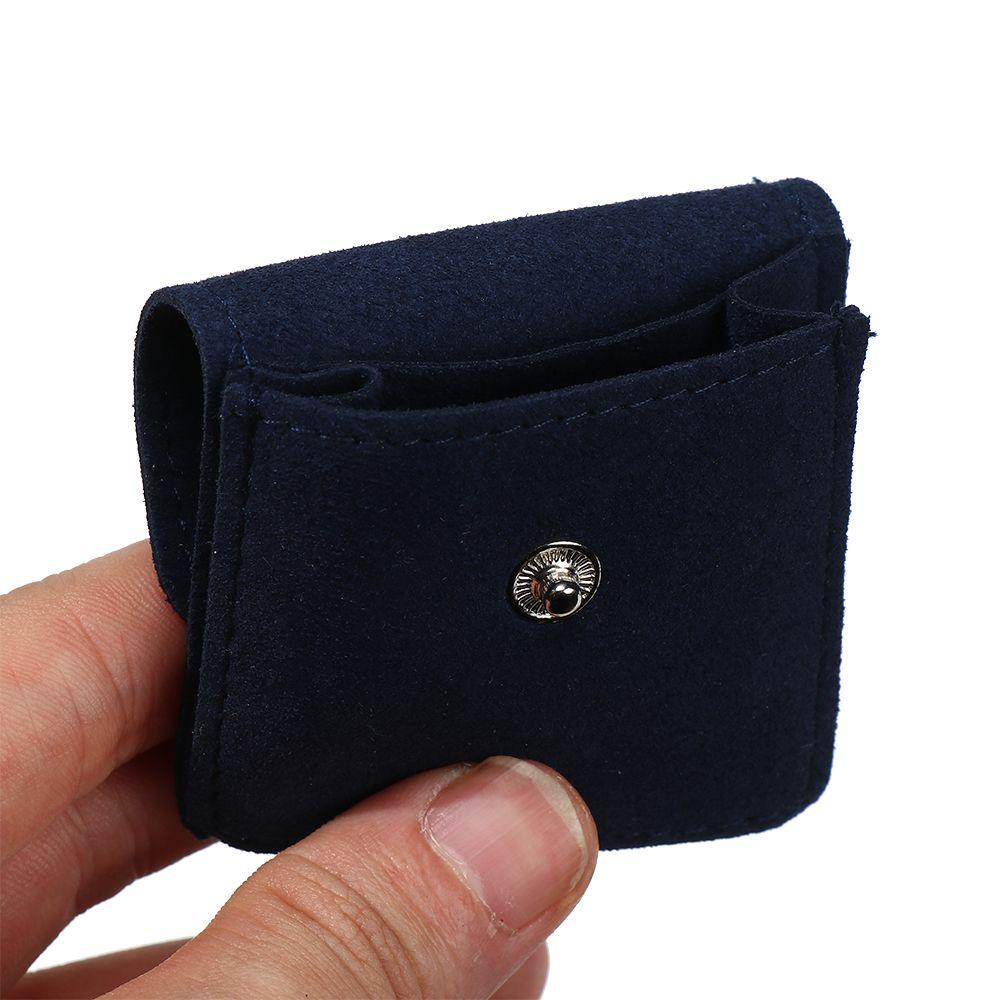 Túi Đựng Trang Sức Bằng Nhung Dày Dặn Phối Nút Khóa Đôi Tiện Dụng