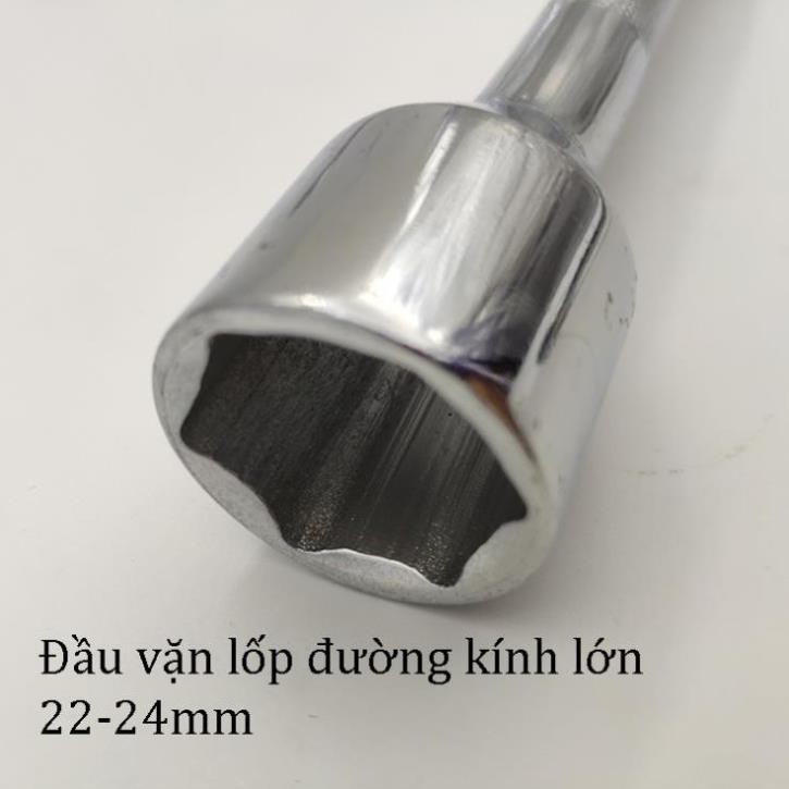 Siêu giảm giá Tay công vặn lốp chữ thập ĐẦU TO 22-24mm chuyên dụng lốp đặc biệt loại 1