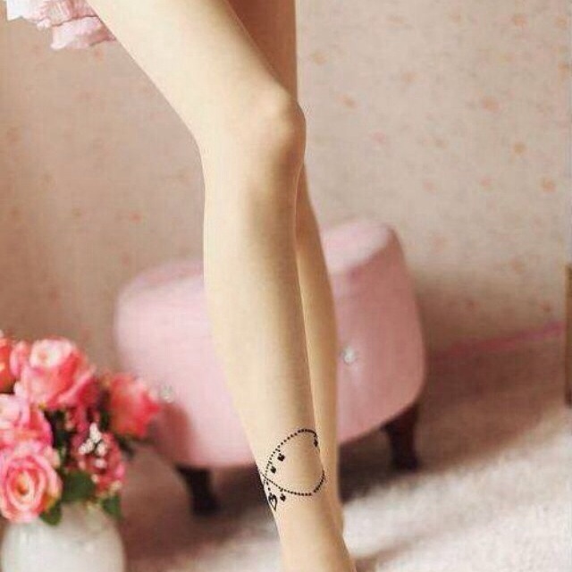 Quần Tất Tattoo Xăm lắc chân