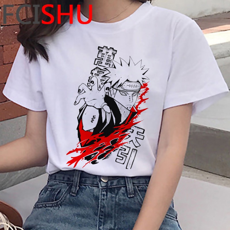 Áo thun nam tay ngắn in hình Naruto cá tính