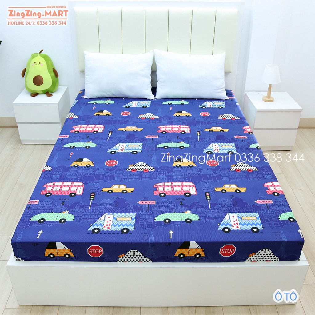 Ga chống thấm Cotton, Drap chống nước loại dày dặn siêu chống thấm cho bé yêu, người cao tuổi - ZingZingMart