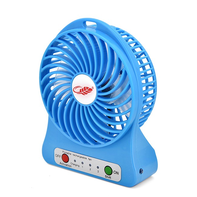 Quạt Tích Điện Mini 3 Chế Độ Pin Sạc
