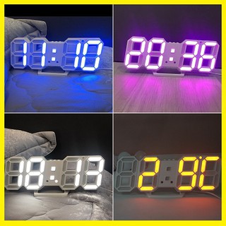 [Hàng Cao Cấp ] Đồng hồ LED 3D treo tường, để bàn thông minh TN828 Smart Clock