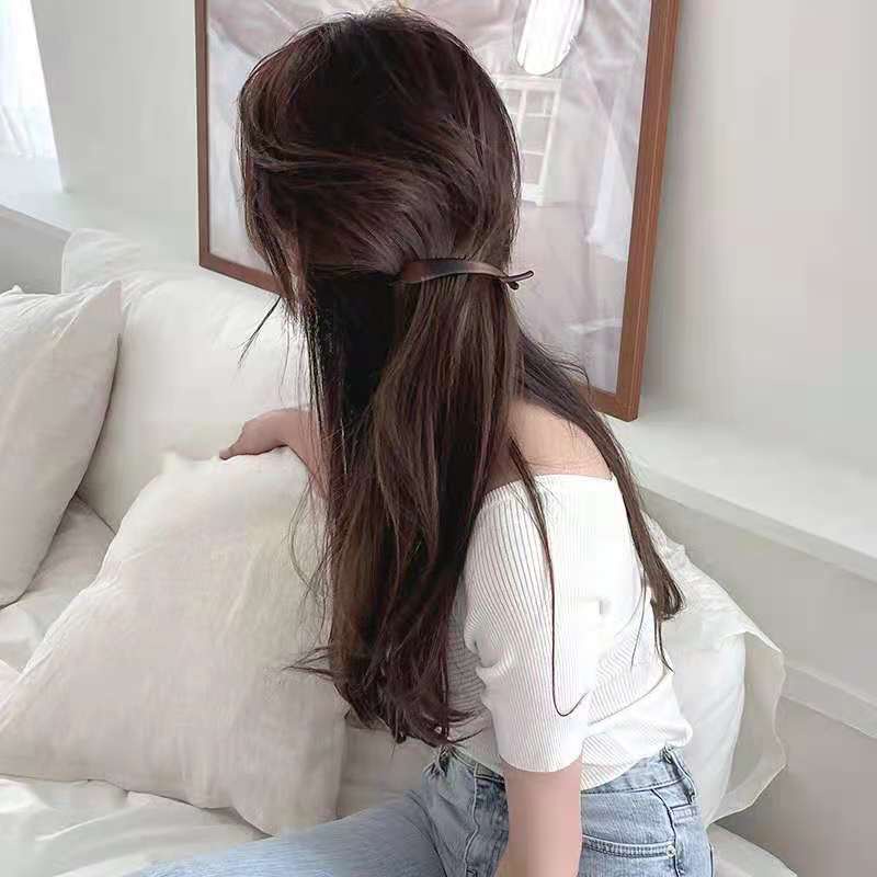 Kẹp Tóc Hình Quả Chuối Đơn Giản Phong Cách vintage Hàn Quốc