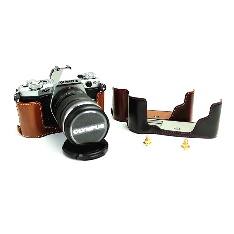 Túi da PU đựng máy ảnh Olympus EM5 II OMD EM5II EM5 Mark II