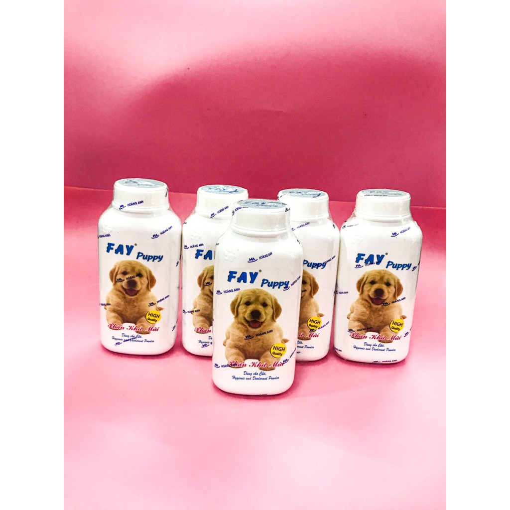 Phấn thơm khử mùi cho chó FAY Puppy 120g