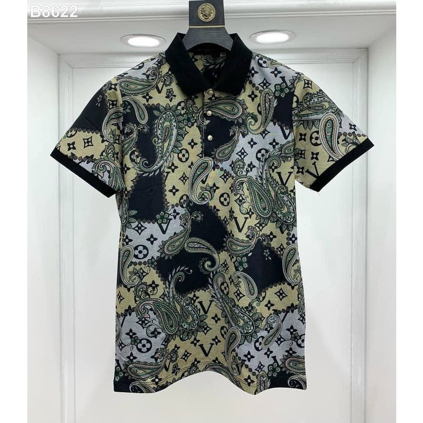 Áo phông nam - Áo polo nam 3D lá chất poly cotton cá sấu có Fullsize - AC24