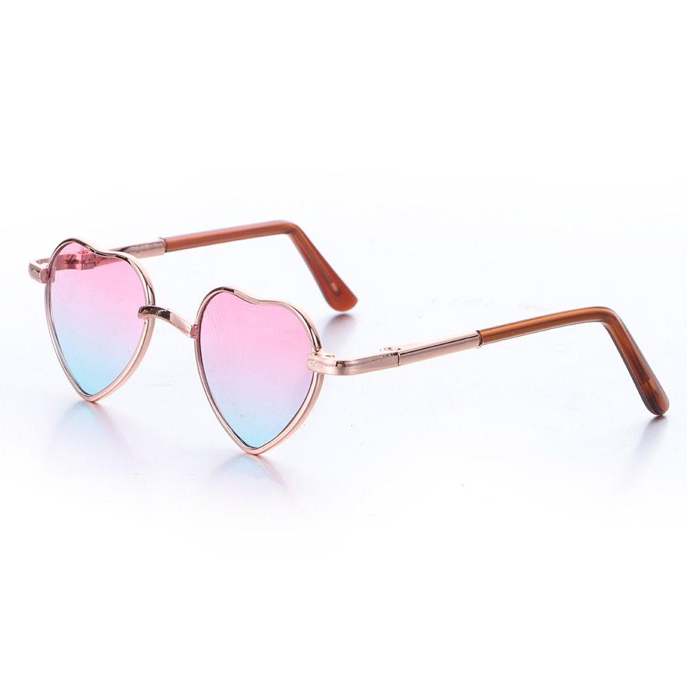 CLEVER Kính Mát Hình Trái Tim Dễ Thương 6 Màu Lựa Chọn Cho Búp Bê BJD 1 / 31 / 4