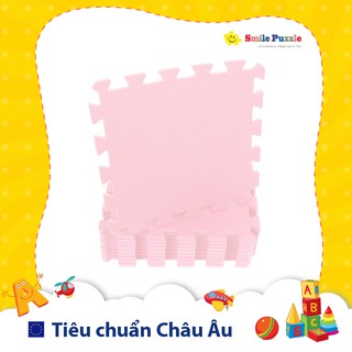 Thảm chơi cho bé – đơn màu Pastel (10 miếng, diện tích 1m2) Smile Puzzle KHÔNG MÙI CHUẨN CHÂU ÂU