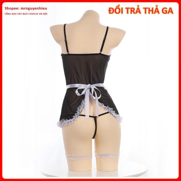 Bộ Đồ Ngủ Cosplay Hầu Gái Giúp Việc Quyến Rũ - Váy NGủ Sexy Maid Outfit - HG001  - QUIN BEE | BigBuy360 - bigbuy360.vn