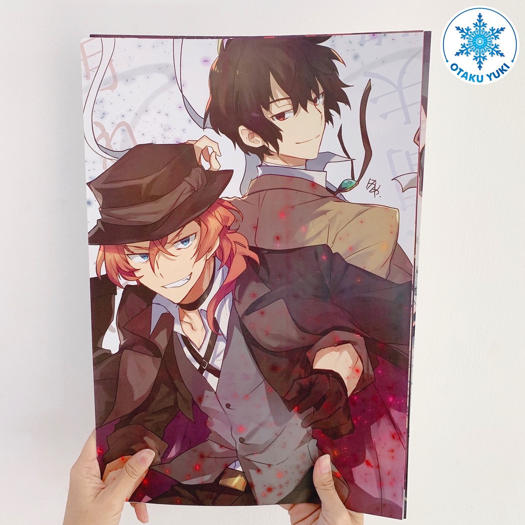 [8 Tờ] Poster Khổ A3 Anime Bungou Stray Dogs