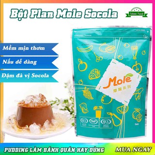 BỘT PLAN SOCOLA MOLE (Gói 1KG) - Pudding Thơm Béo Ngậy Cho Món Trà Sữa