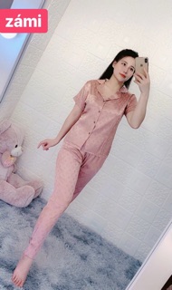 Bộ ngủ lụa gấm