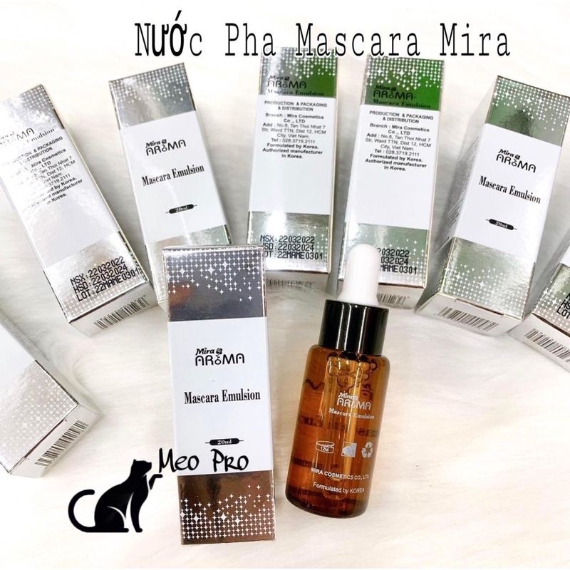 Nước pha mascara Mira