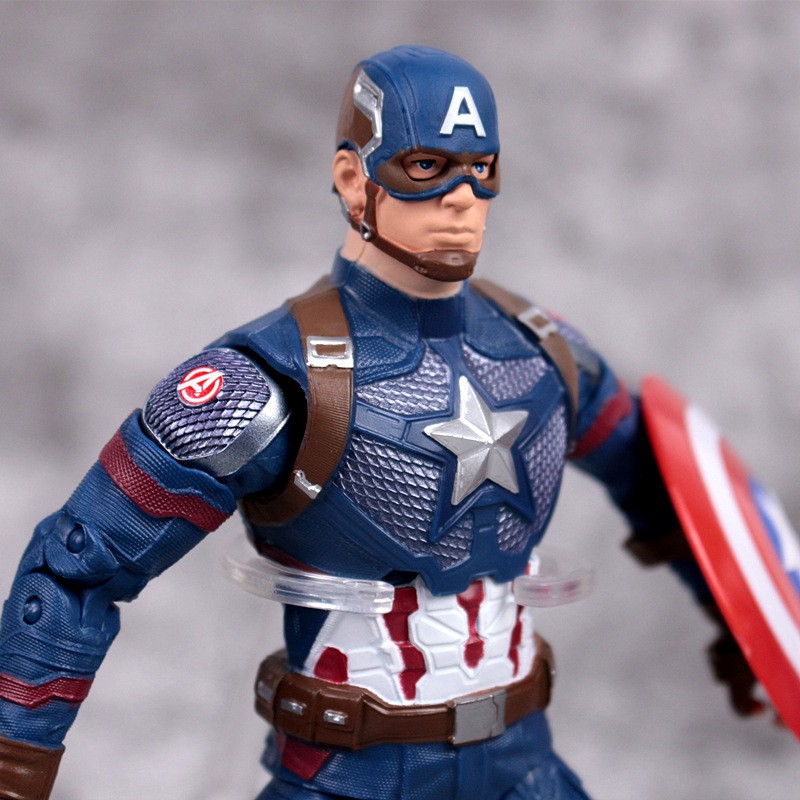 Mô Hình Captain America Marvel Avengers Cao 18cm Bản Civir War & Endgame