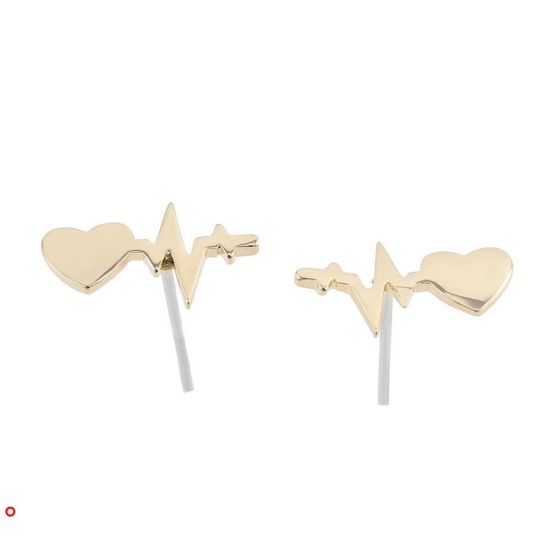 Bông tai một cặp hình EKG