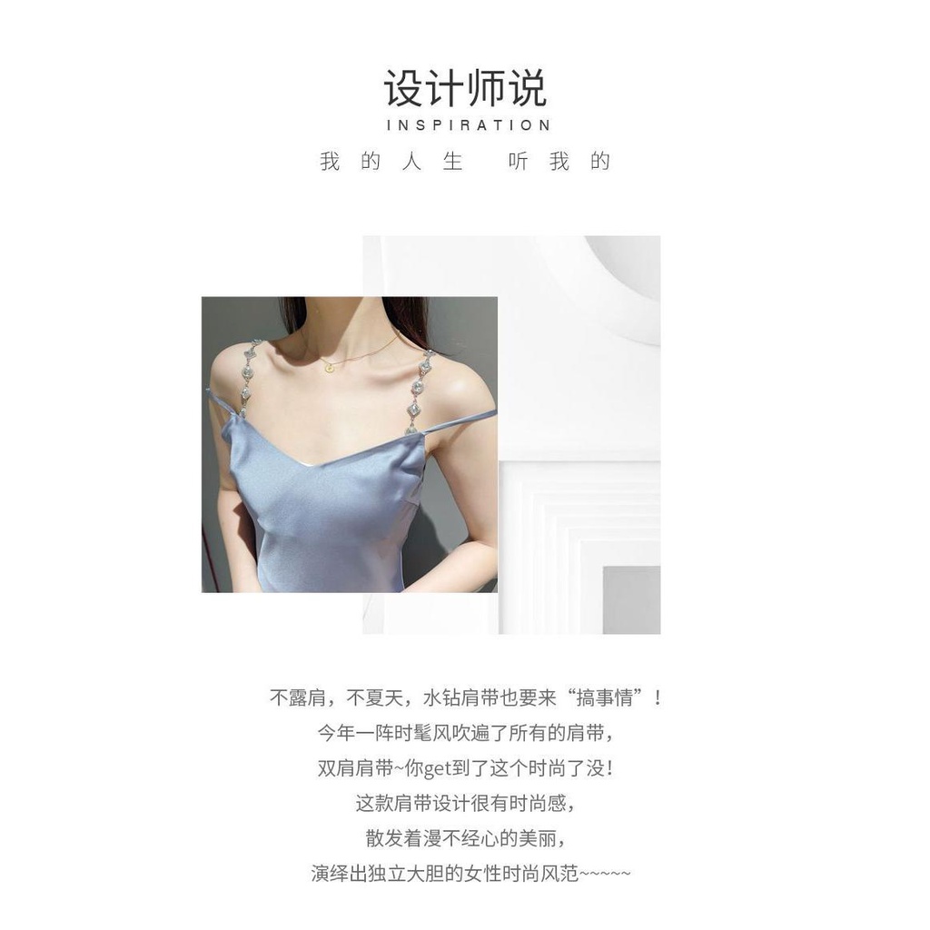 Dây Xích Đính Đá Ngọc Trai Có Thể Điều Chỉnh Thay Thế Cho Chân Váy