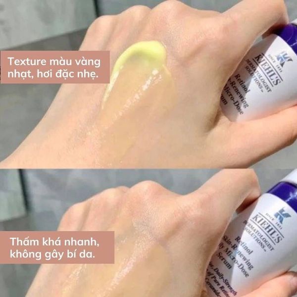 [Chính hãng US] TINH CHẤT RETINOL KiiehlS MICRO DOSE GIÚP TÁI TẠO DA &amp; GIÚP DA SĂN CHẮC VÀ ĐÀN HỒI HƠN Kiiehl’s