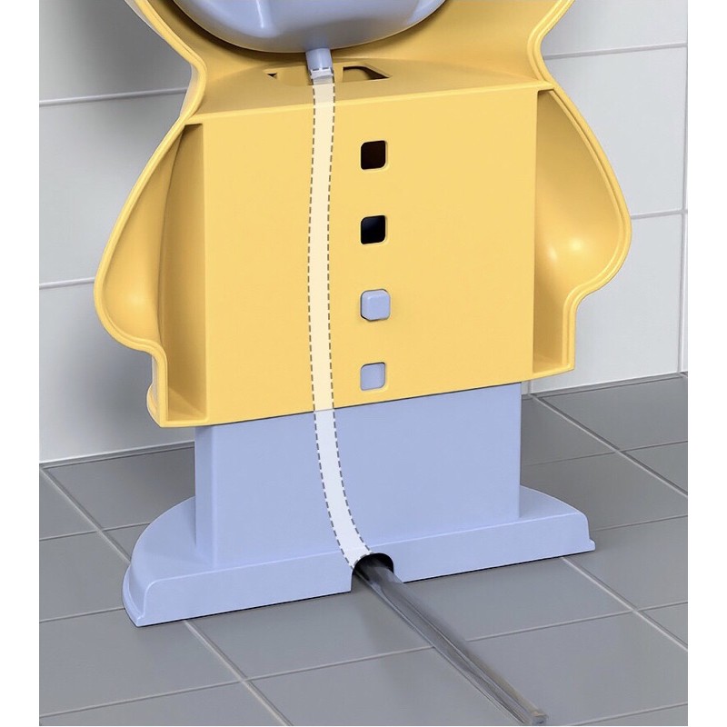 Bồn tiểu đứng cho bé trai hình thỏ siêu xinh