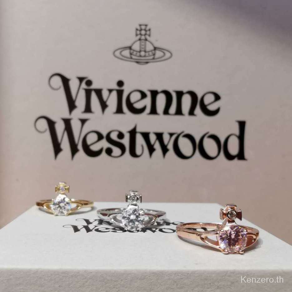 Nhẫn Vivienne West wood Tuần Lộc Bằng Gỗ Nhỏ Nhắn Màu Vàng Saturn