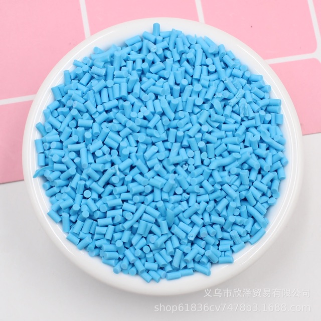 (10g) cốm 1 màu - cốm trang trí slime, nguyên liệu slime