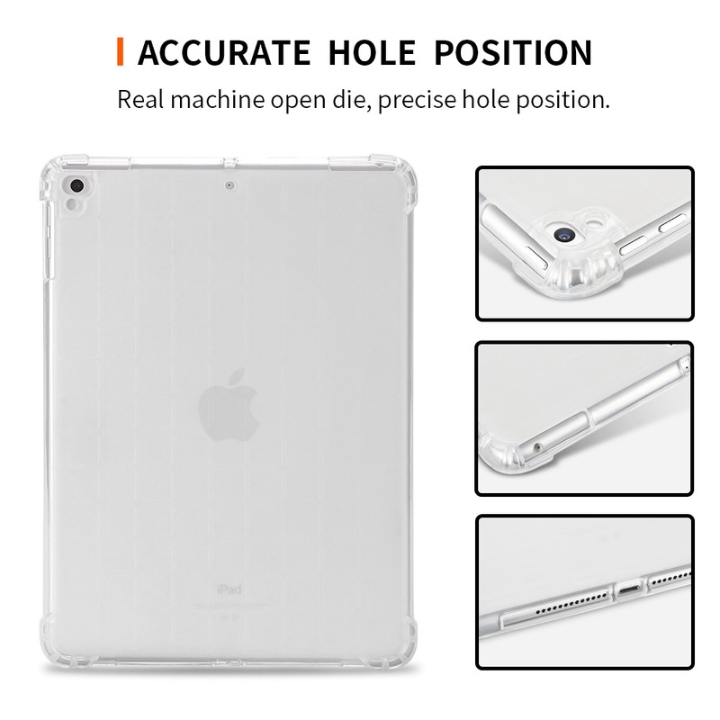 Ốp Ipad 9.7 Inch Mini 5 3/4 Air 1/2/3 bằng silicon bo tròn 4 gốc chống sốc