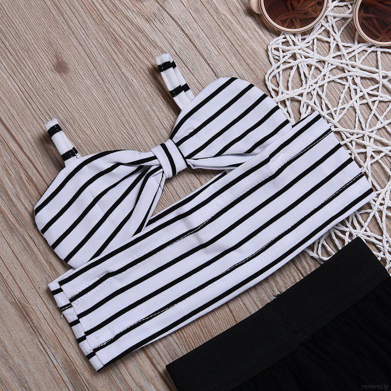 Set áo và váy thời trang kiểu dáng xinh xắn dành cho bé gái