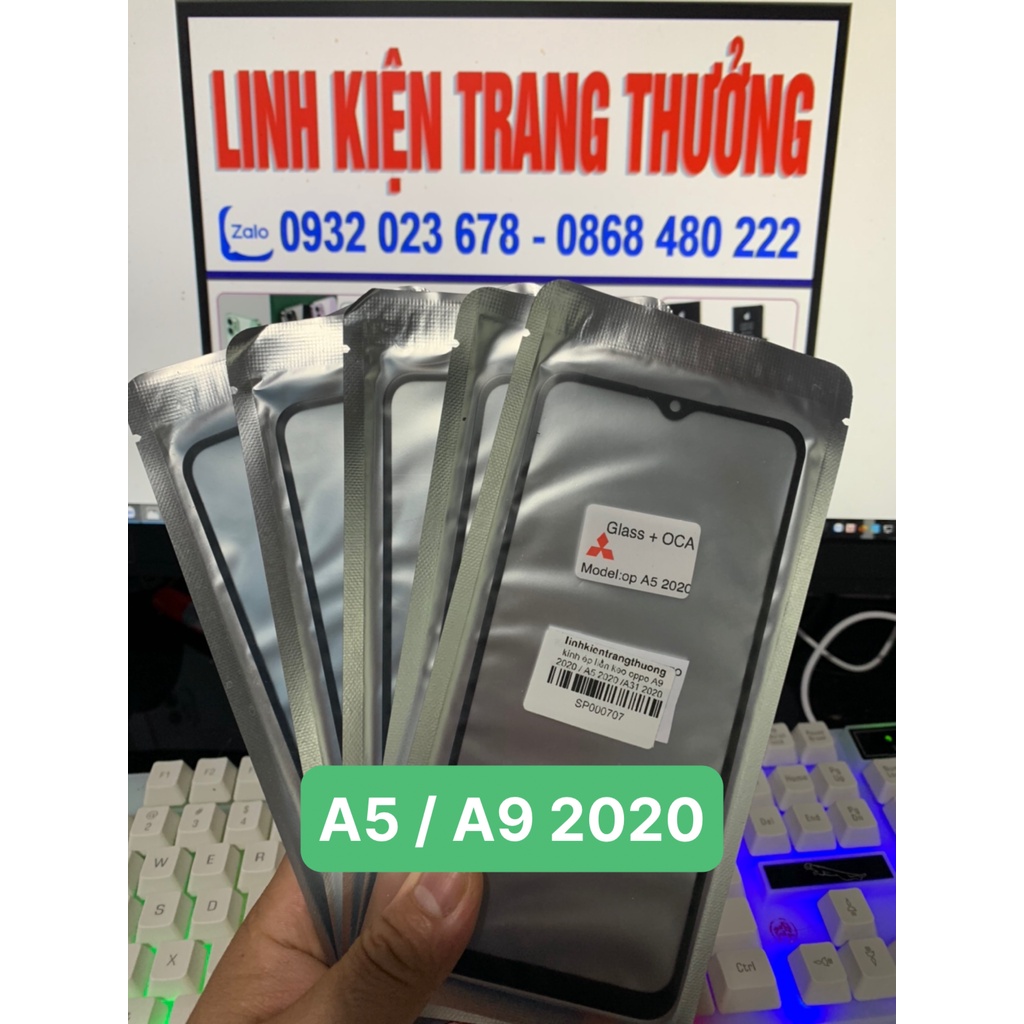 Kính ép liền keo điện thoại realme C3 / C3i / 5i / 6i / oppo A31 / A5 / A9 2020,dùng chung