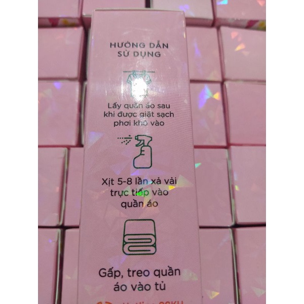 Xả vải khô Nano Bio Home chai xịt 100g hương com.fort( xịt thơm vải sợi)