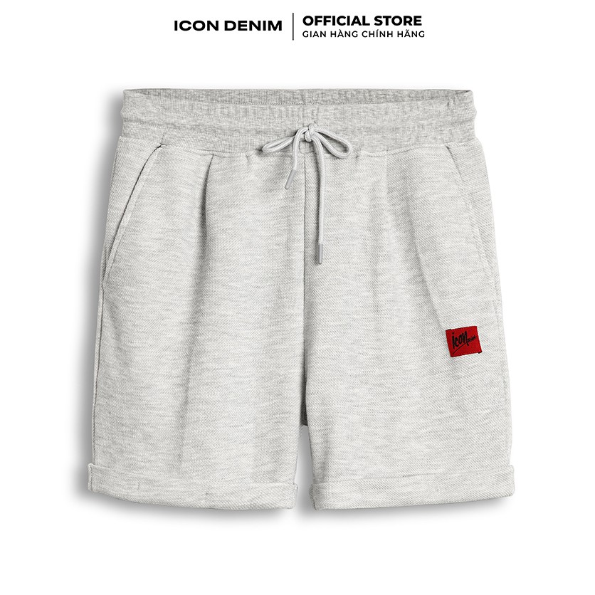 Quần Short Nỉ ICON DENIM Lưng Thun Premium Pique Red Label