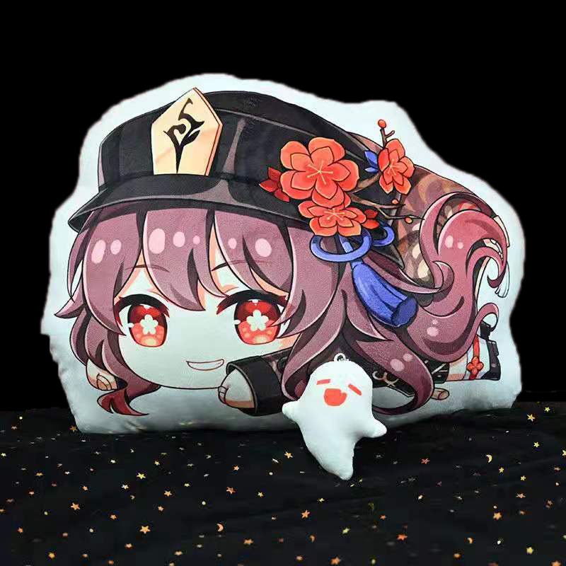 Gối ôm hình búp bê Genshin Hu Tao Ghost đáng yêu