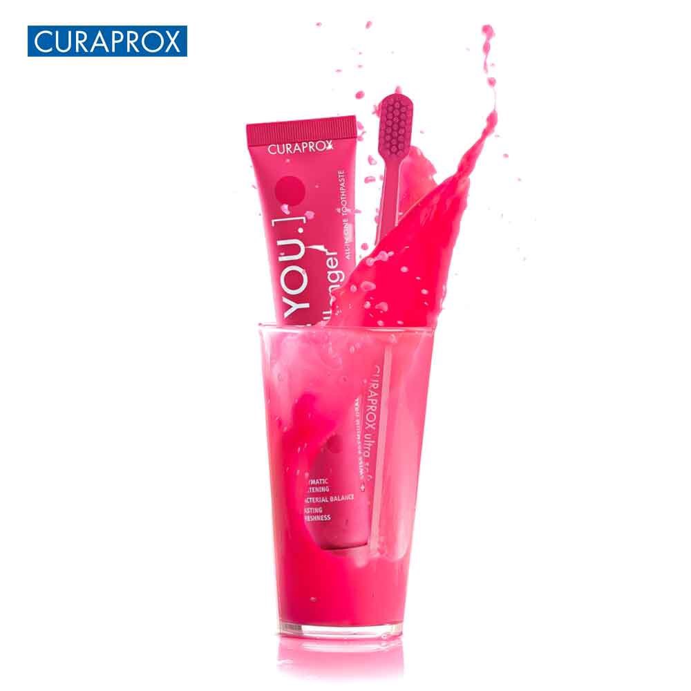 - Curaprox Be You 6 vị, 6 phong cách tuýp 60ml-  Hương vị trái cây rừng, dễ dùng, hiệu quả