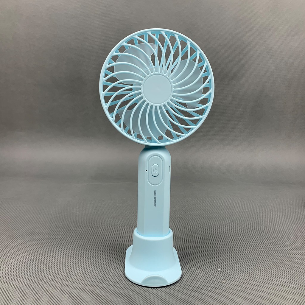 Quạt mini cầm tay WT-F17 3 chế độ mát, chân đế để bàn pin 1800mah dùng trên 5 tiếng | BigBuy360 - bigbuy360.vn