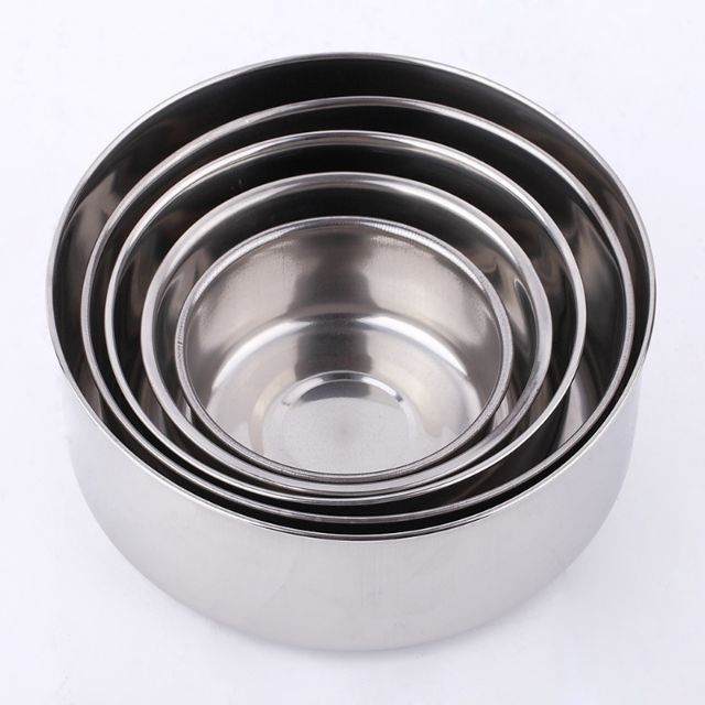 [ Xả Lỗ ] Bộ 5 Bát Inox Lạnh Có Nắp