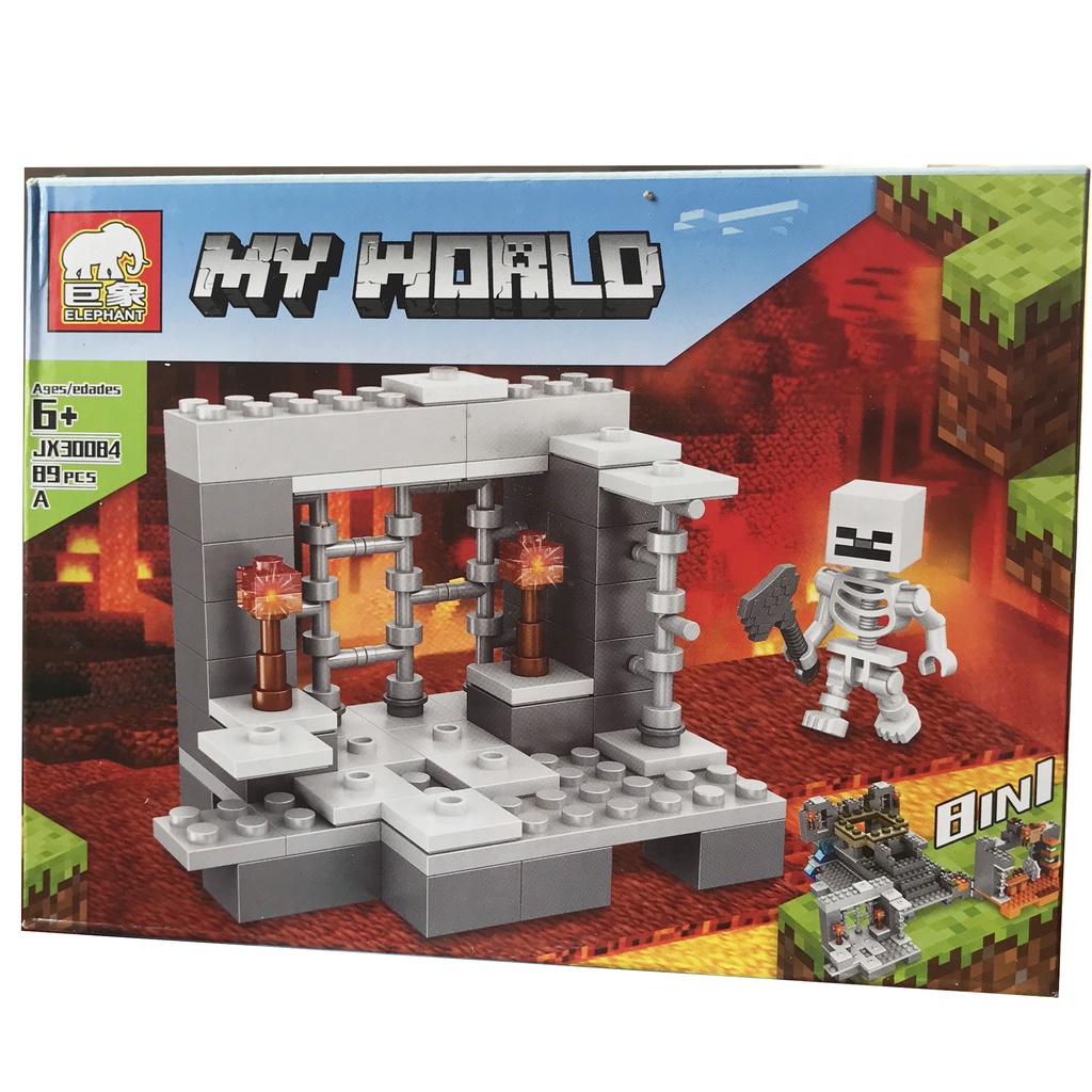 Đồ chơi lắp ráp Minecraft My World JX30084A 89 mảnh ghép