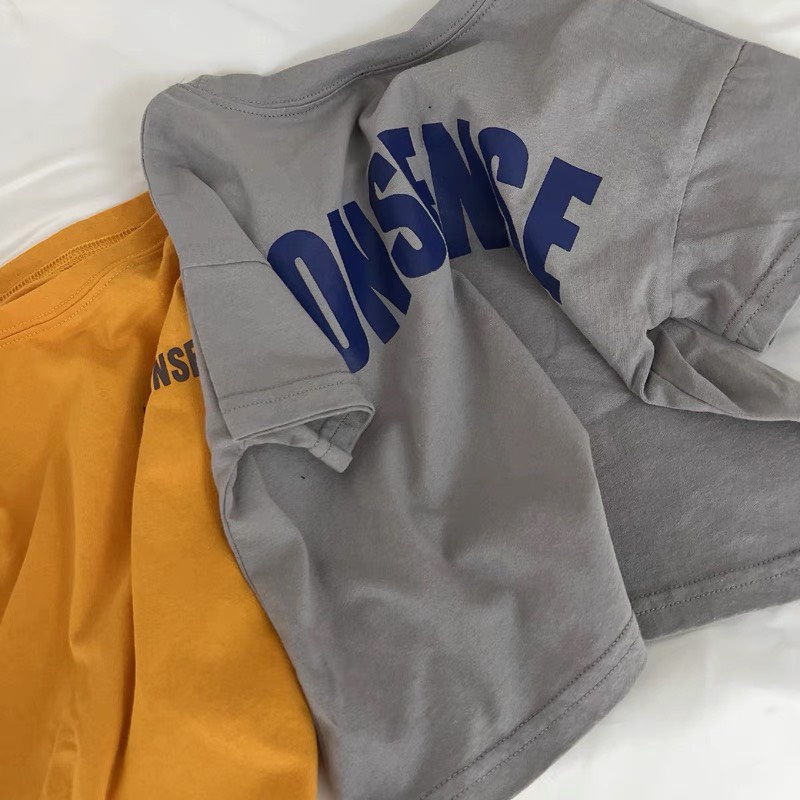 Bộ Quần Jean Và Áo Cộc Tay NonSe Cho Bé Trai Và Bé Gái Chất Liệu Mềm Mịn Thoáng Mát  Ken Store