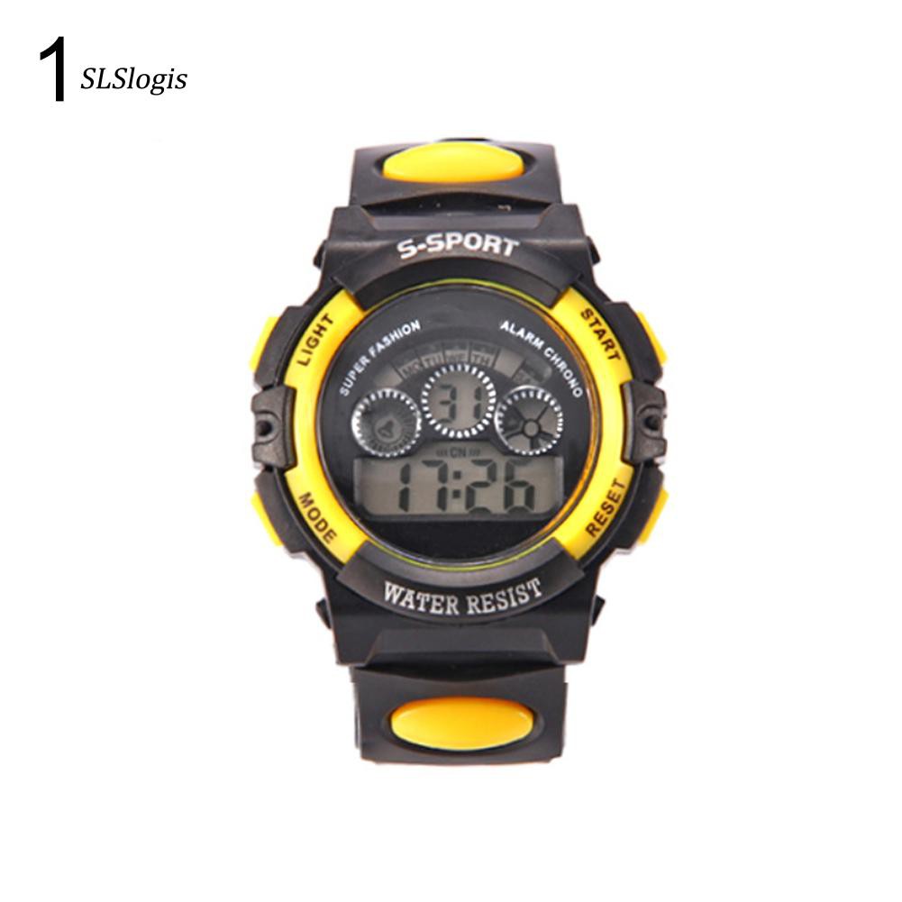Đồng hồ điện tử có đèn LED chống thấm nước kiểu dáng thể thao cho bé | BigBuy360 - bigbuy360.vn