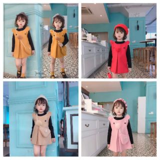 Váy dạ thỏ siêu yêu+túi