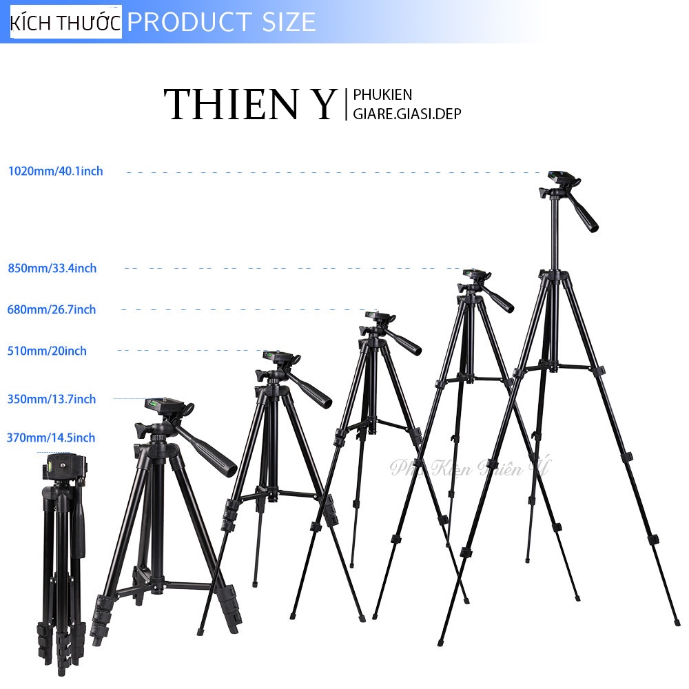 Gậy Chụp Hình 3 Chân - Thiết Bị Quay Video Tripod 3120A bản nâng cấp mới