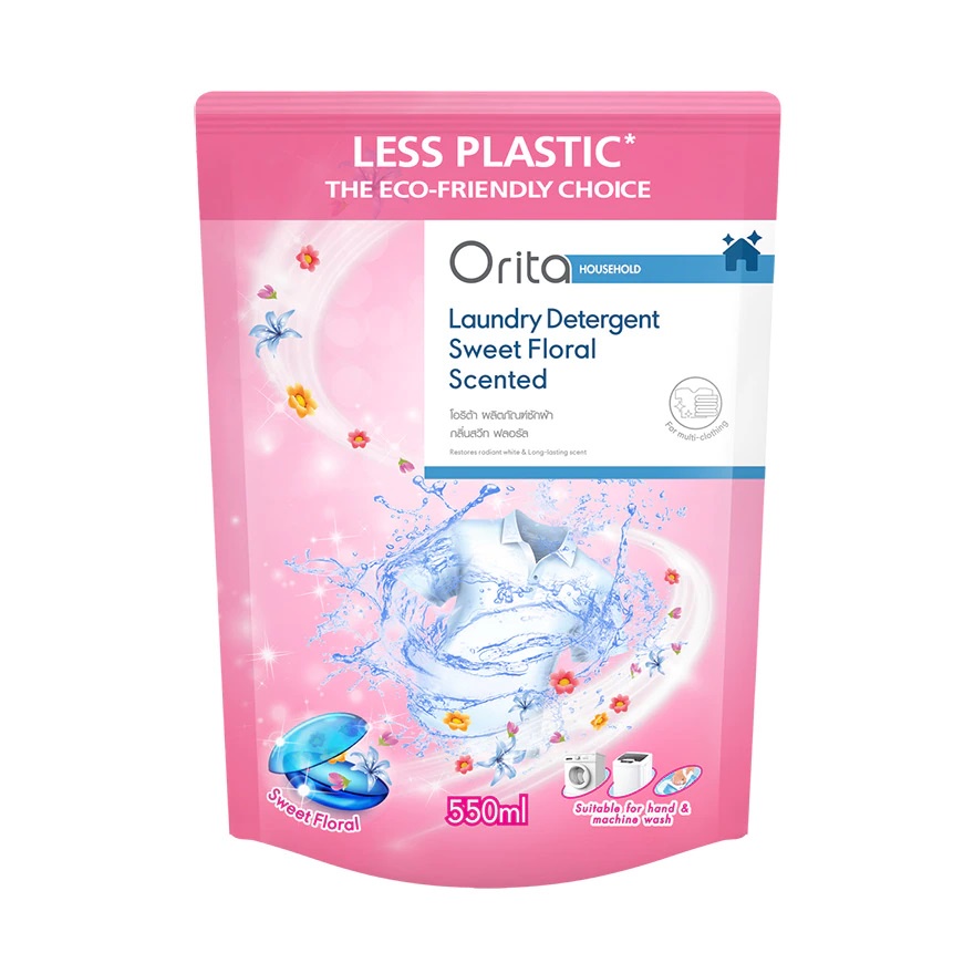 Nước Giặt Orita Hương Hoa Ngọt Ngào Laundry Detergent Sweet Floral 500ml